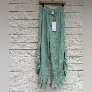 NWT YIREH sumi pant in sage 2XL